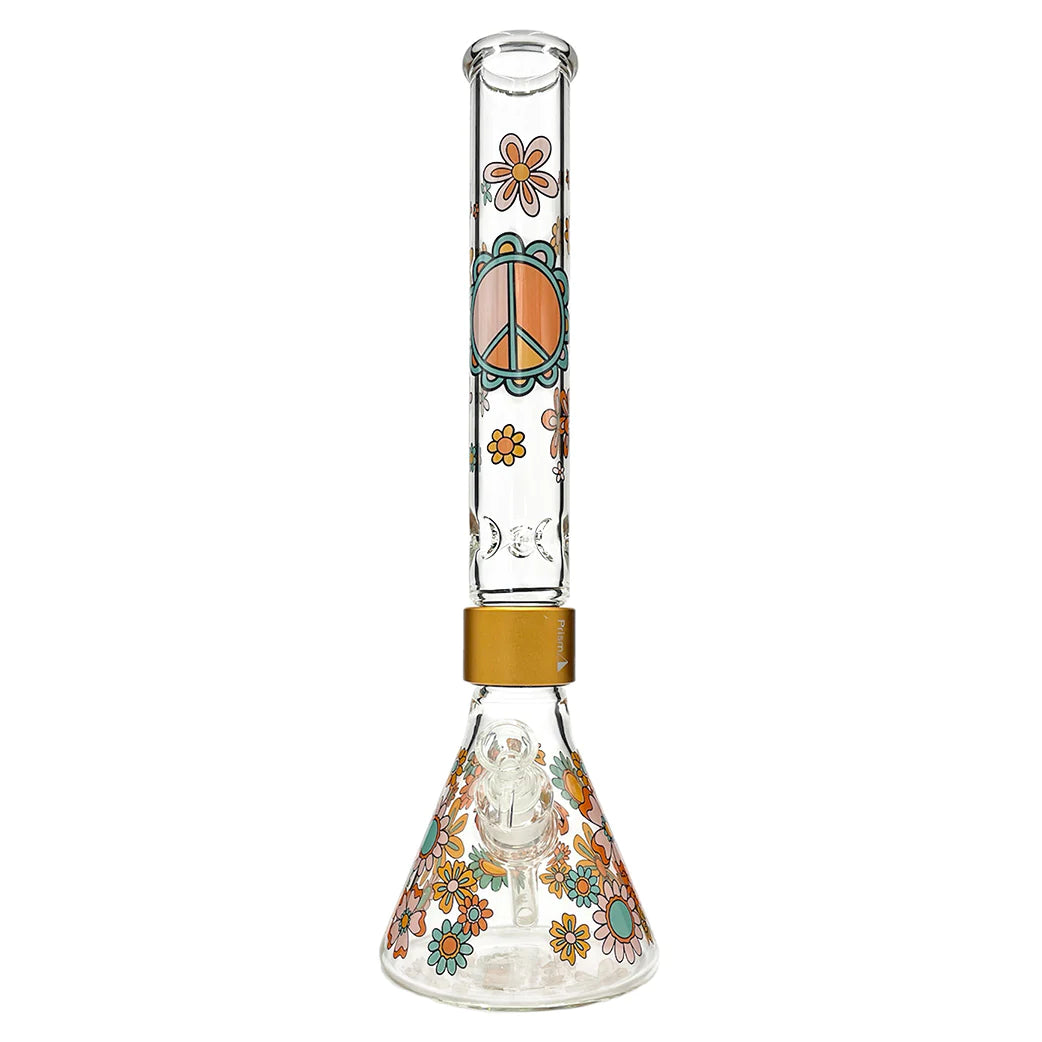 Prism Water Pipes Flower Power Beaker Single Stack