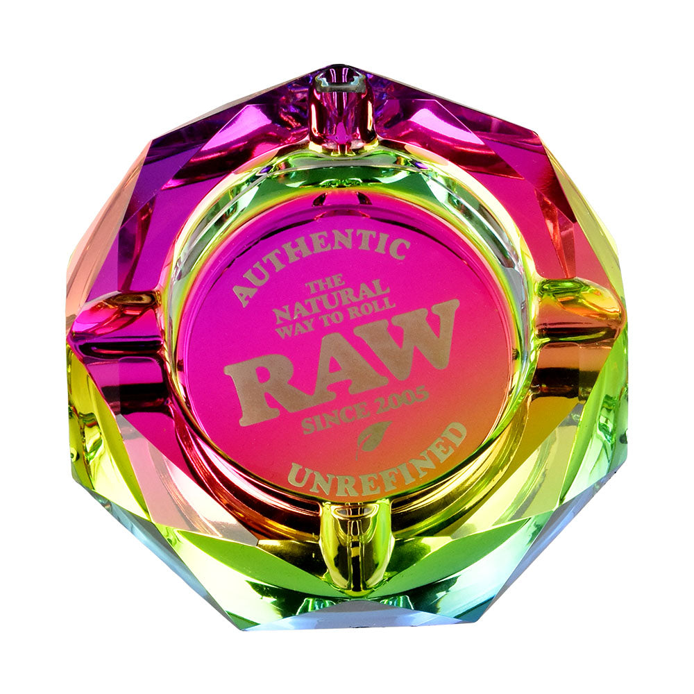 RAW Rainbow Glass Ashtray