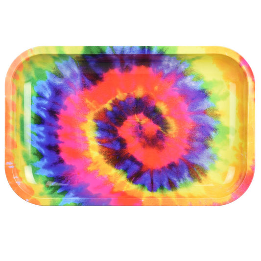 Pulsar Metal Rolling Tray - Spiral Tie Dye