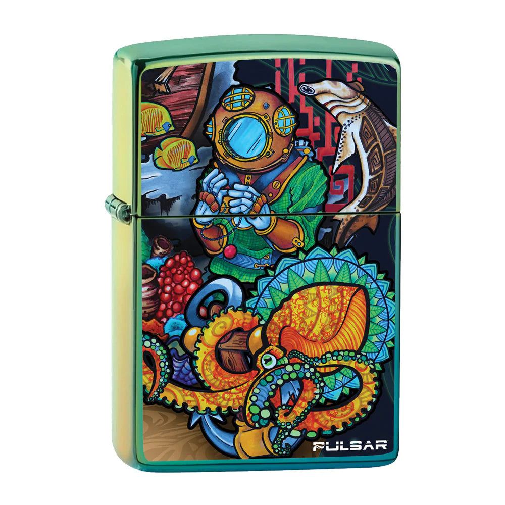 Zippo Lighter - Pulsar Psychedelic Ocean