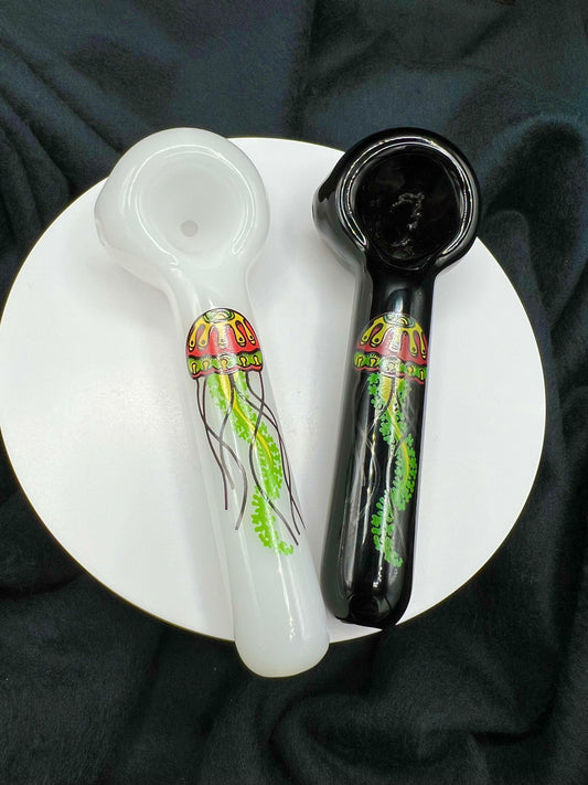 Rasta Jellyfish Spoons by Jellyfish Glass