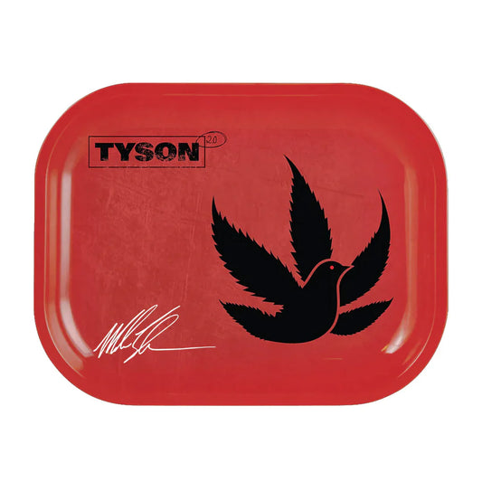 Tyson 2.0 Red Pigeon Rolling Tray 7" x 5.5"