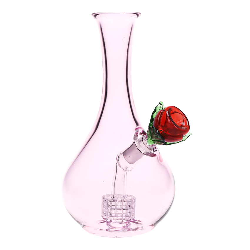 Rose In Vase Water Pipe