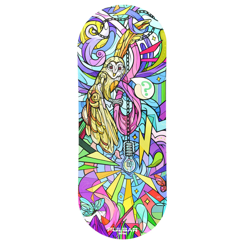 Pulsar SK8 Rolling Tray w/ Magnetic Lid - Mechanical Owl