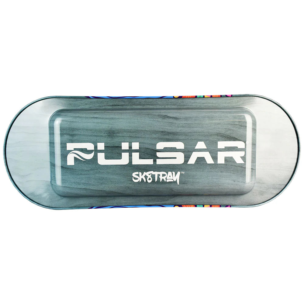 Pulsar SK8 Rolling Tray w/ Magnetic Lid - Trippin'