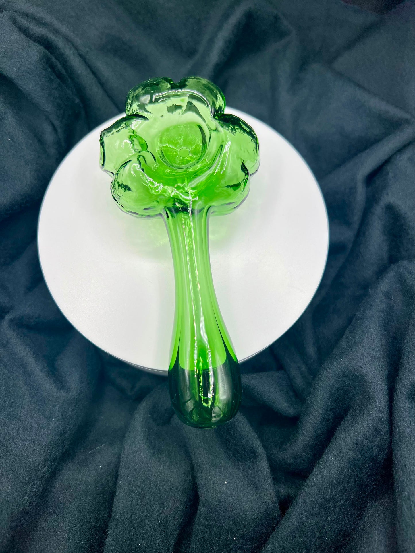 Shamrock Spoon by Jellyfish Glass