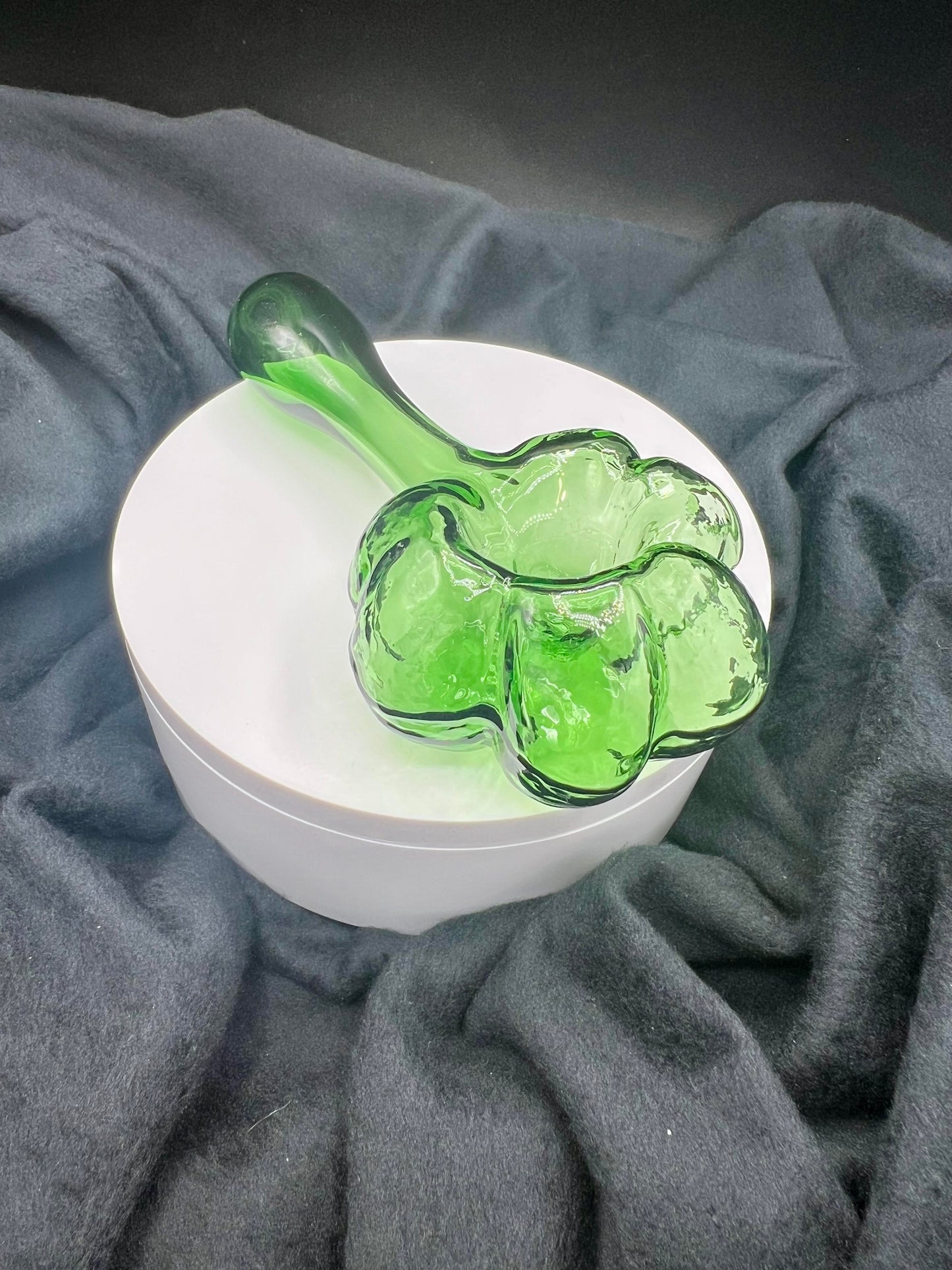 Shamrock Spoon by Jellyfish Glass