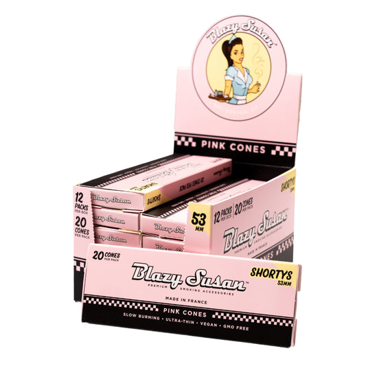 Blazy Susan Pink Shortys Cones 20 Count Pack