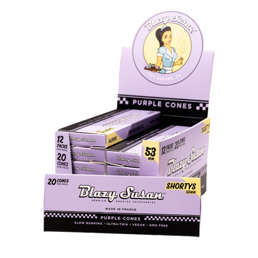 Blazy Susan Purple Shortys Cones 20 Count Pack