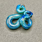 Gilyum Glass Single Head Python Pendant