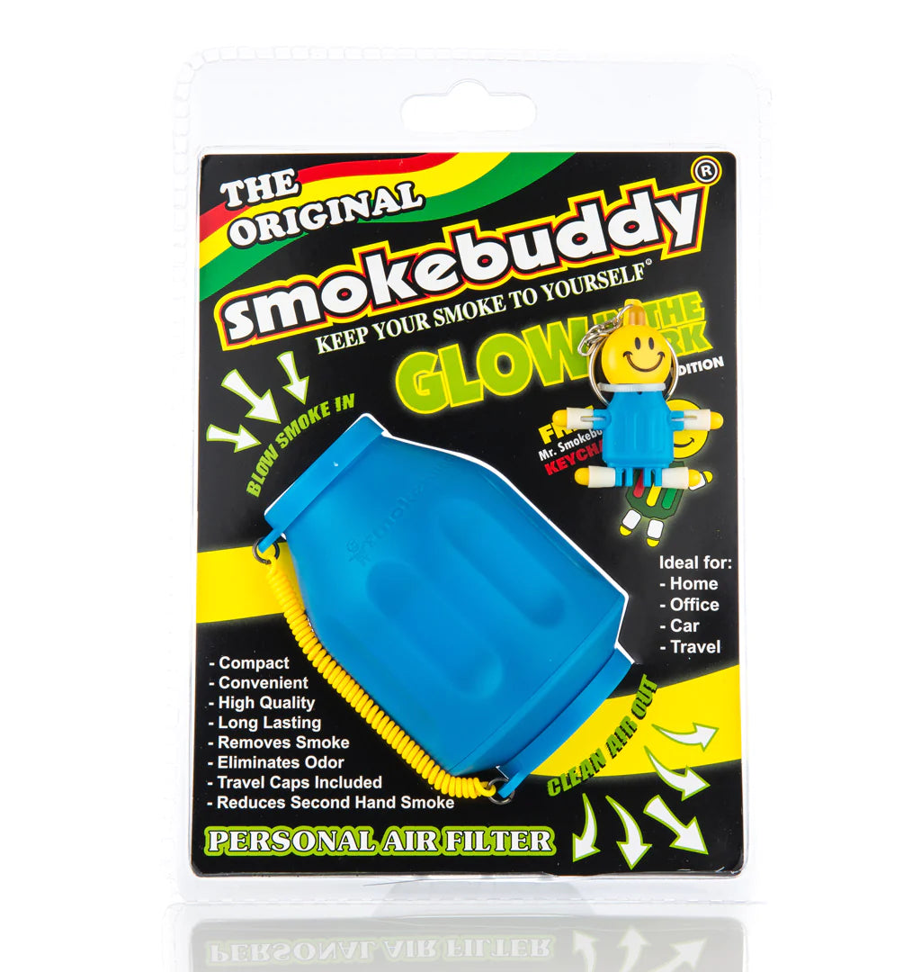 Smoke Buddy Original - Blue Glow in the Dark