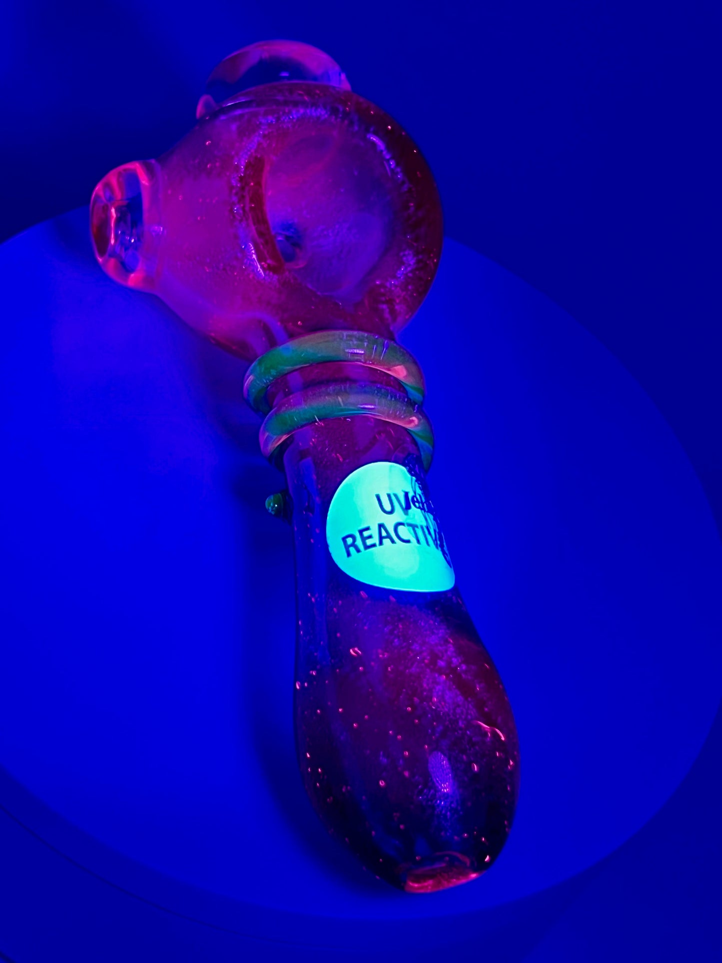 Jellyfish Glass Sparkle in the Reeds UV Reactive Spoons