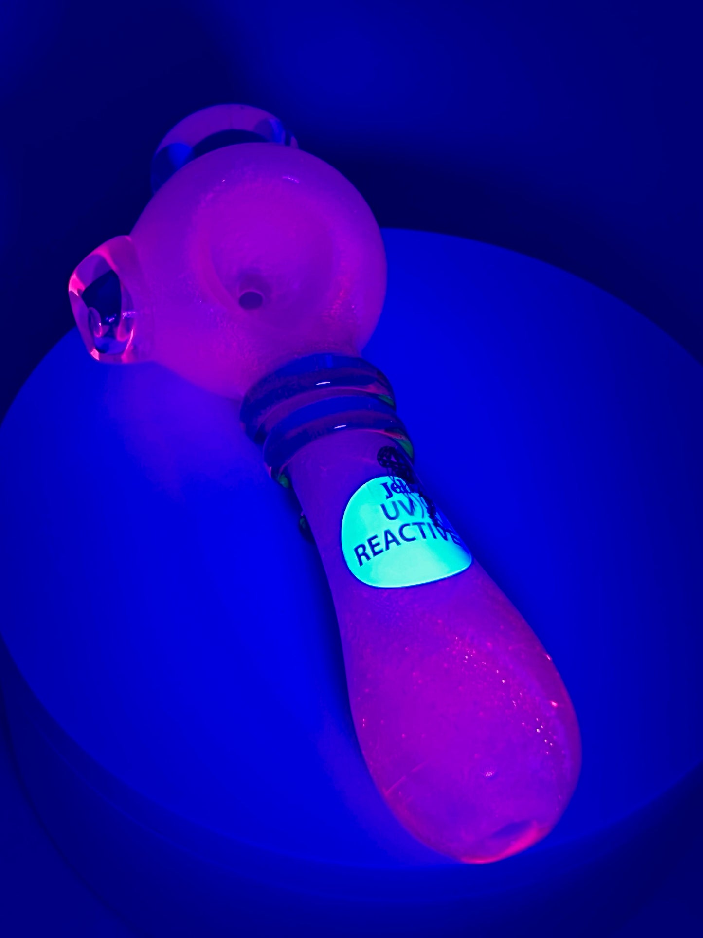 Jellyfish Glass Sparkle in the Reeds UV Reactive Spoons