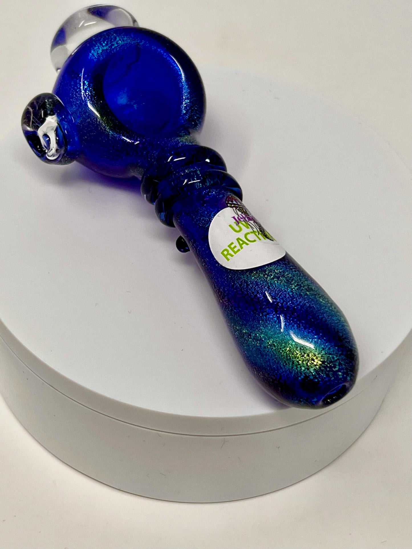 Jellyfish Glass Sparkle in the Reeds UV Reactive Spoons