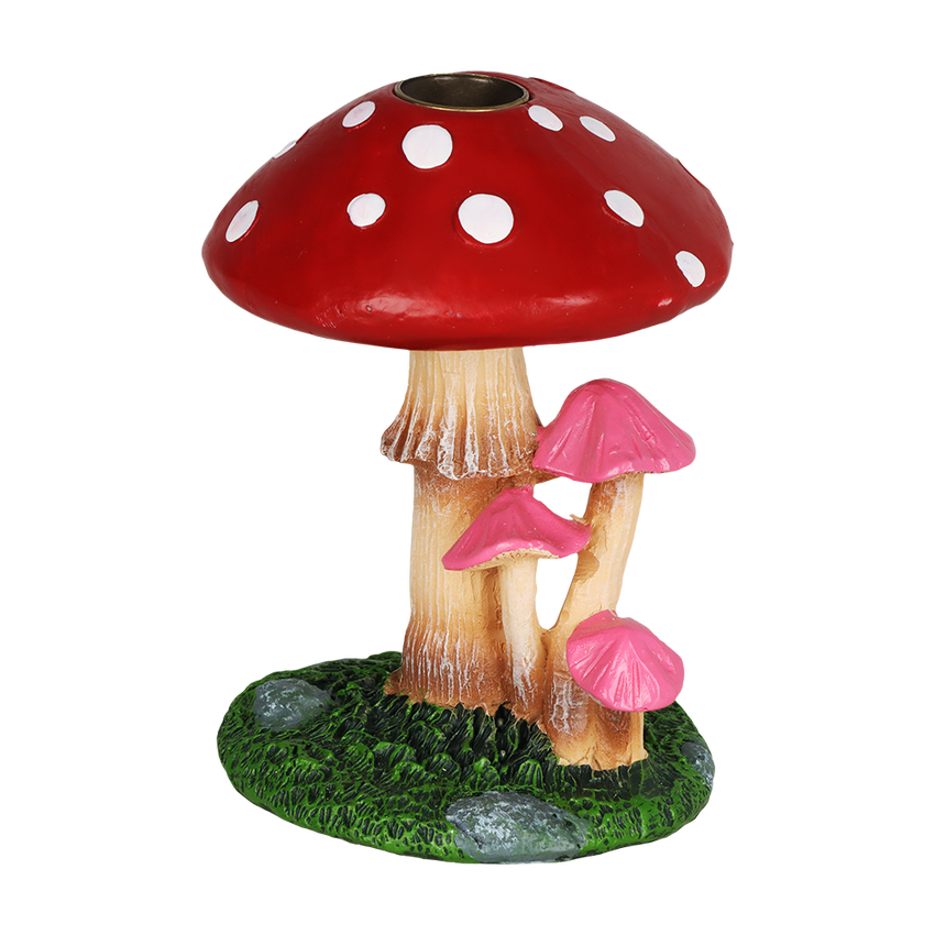 Sprouting Shrooms Backflow Incense Burner