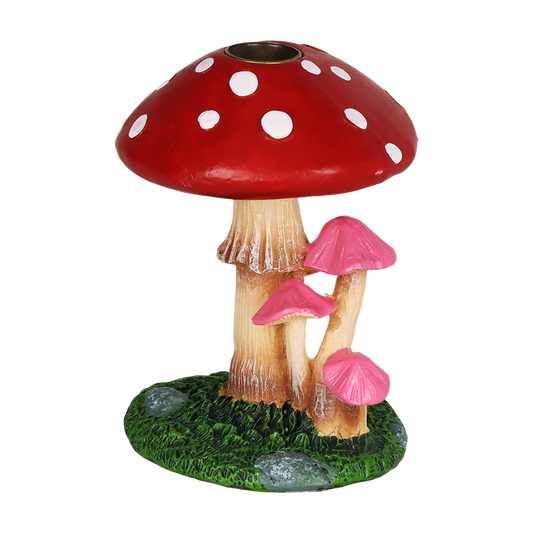 Sprouting Shrooms Backflow Incense Burner