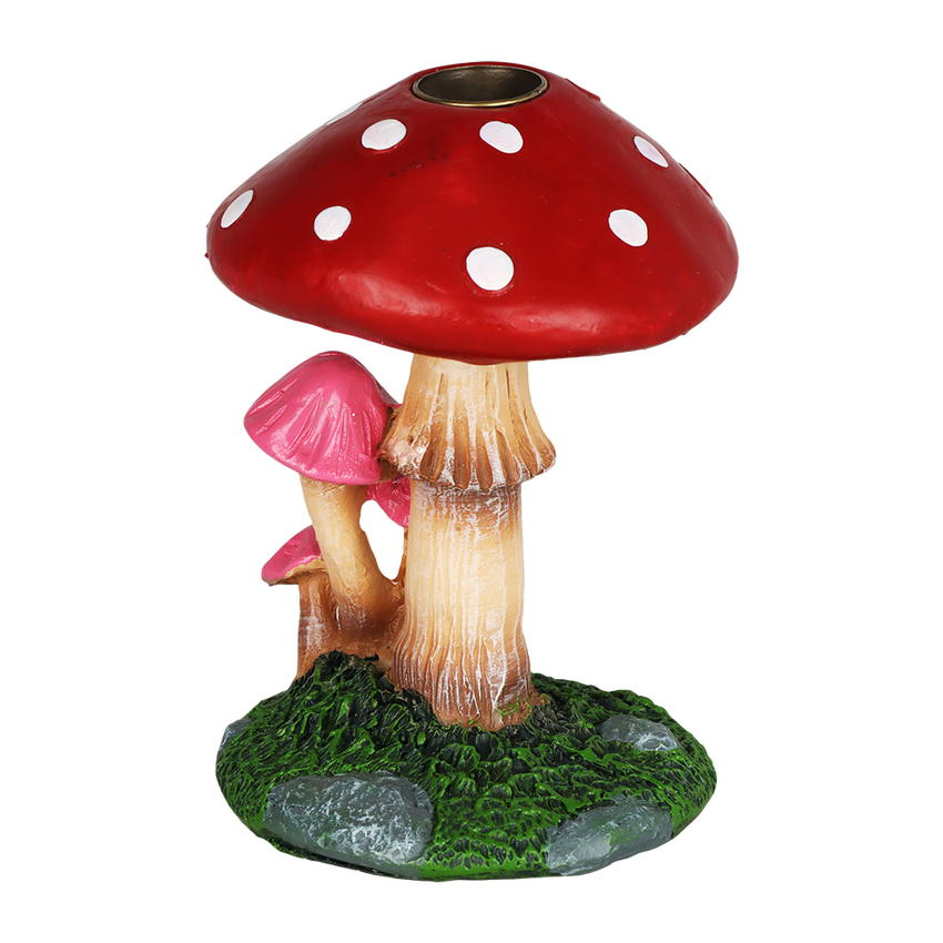 Sprouting Shrooms Backflow Incense Burner
