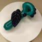 Squanchy Glass Small Leaf Accent Spoon
