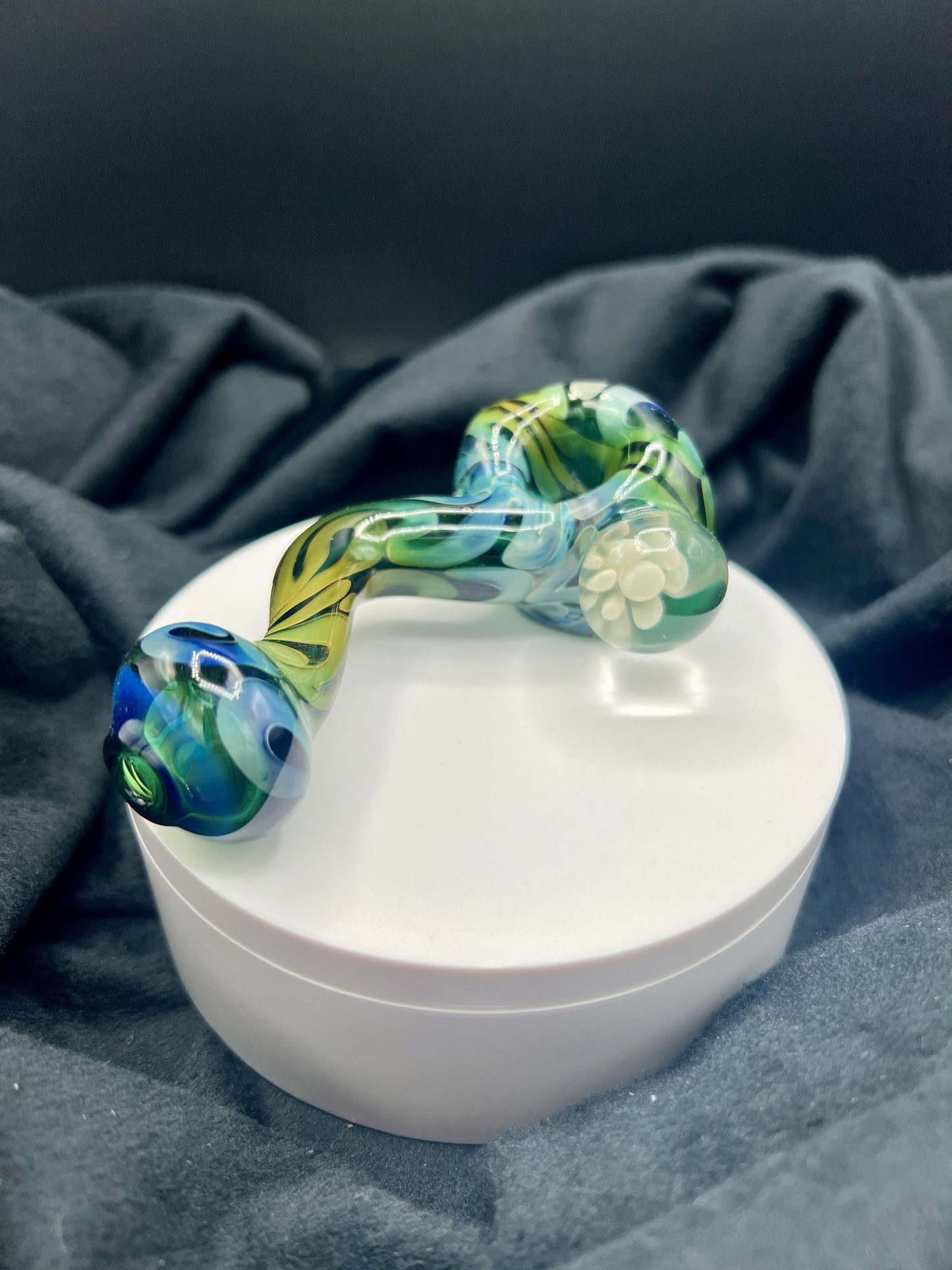 Squiggly Flower Accent Bowl
