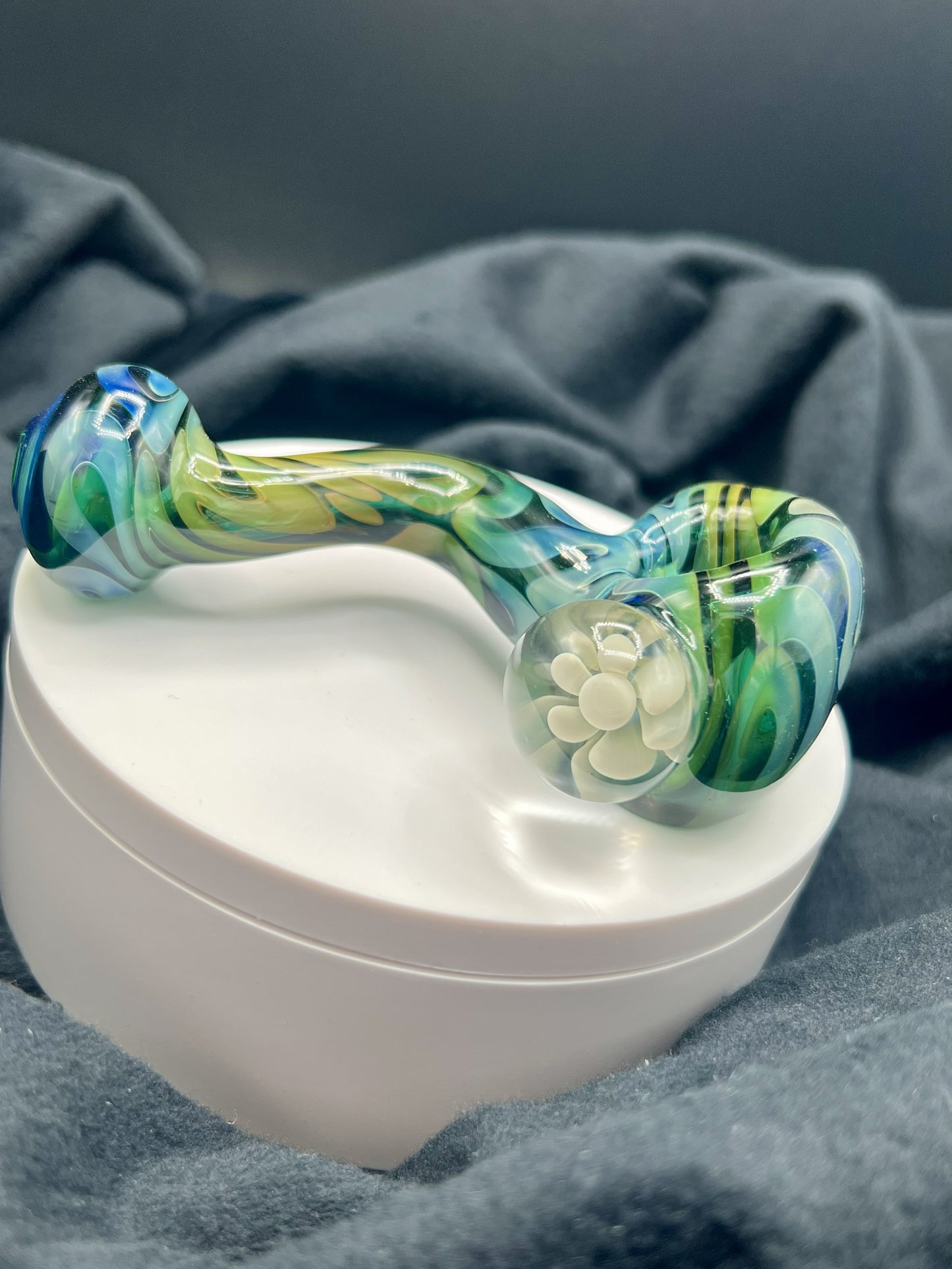 Squiggly Flower Accent Bowl