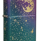 Zippo Lighter - Engraved Starry Sky