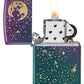 Zippo Lighter - Engraved Starry Sky