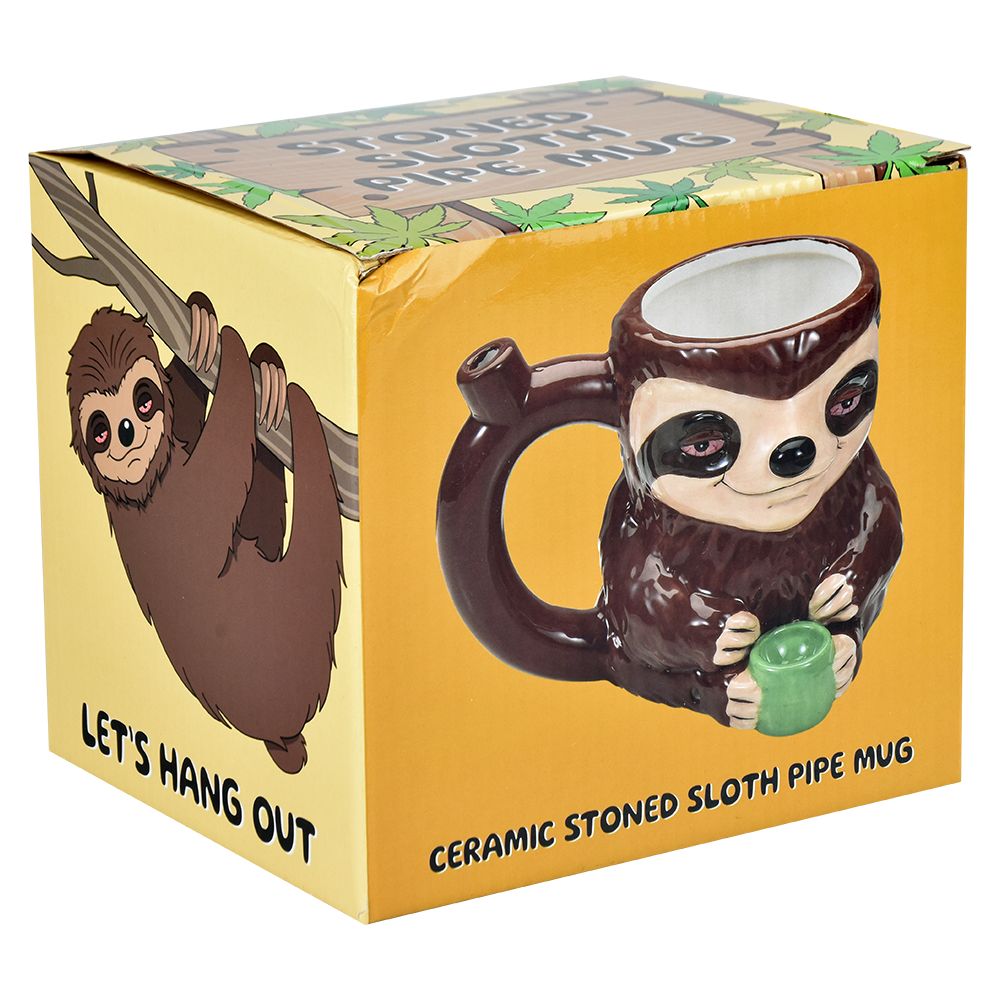 Stoned Sloth Ceramic Pipe Mug