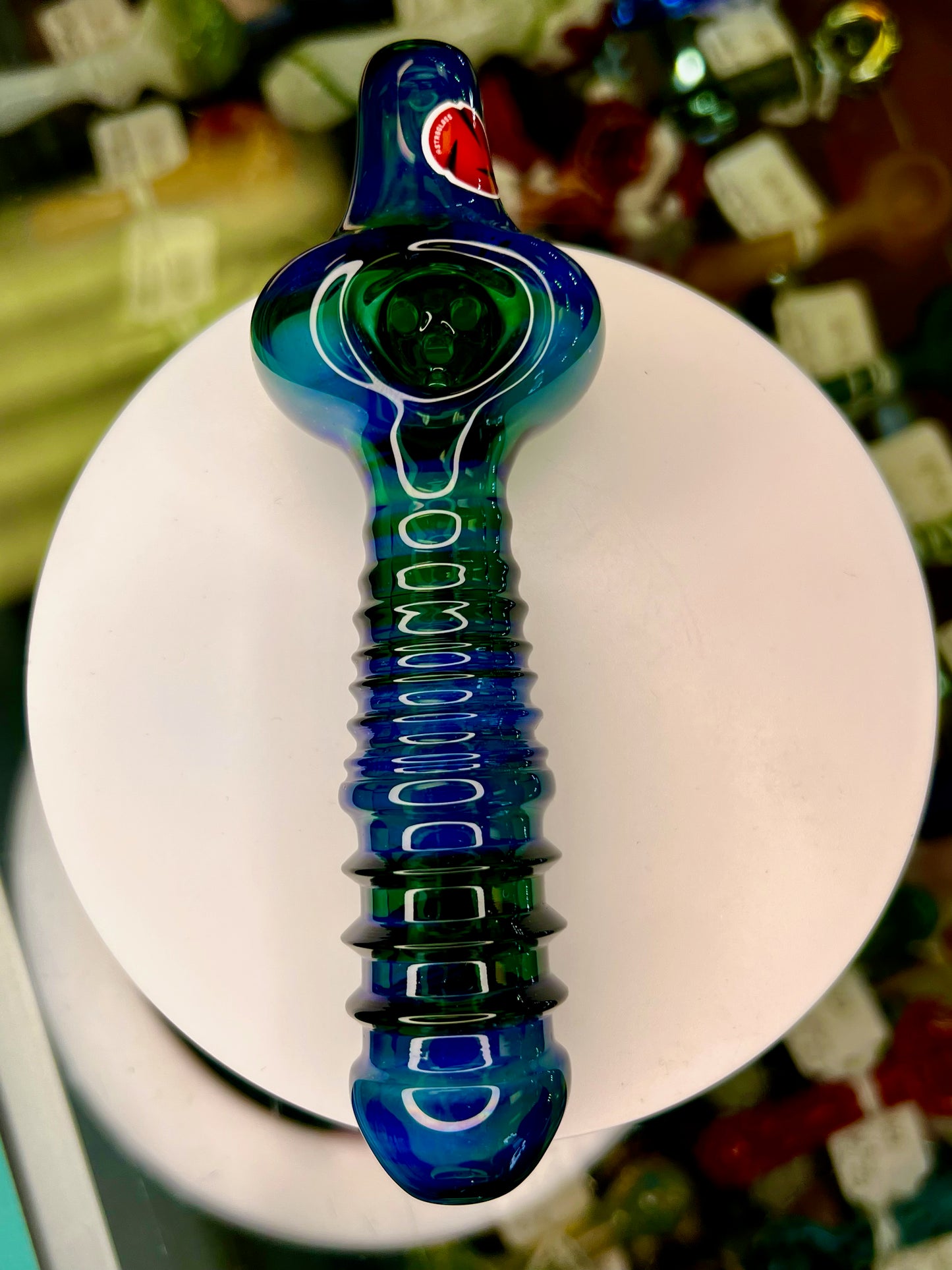 Str8 Glass 4-Hole Spoon