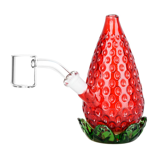 Strawberry Glass Mini Dab Rig