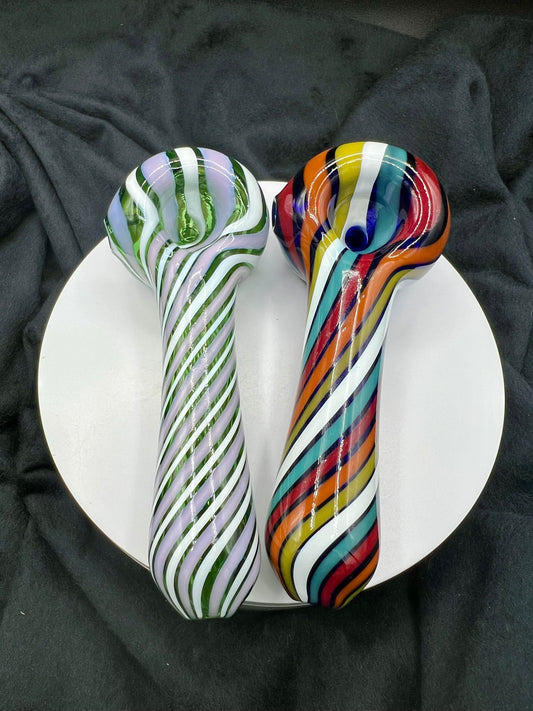 Humboldt Glass Striped Spoons