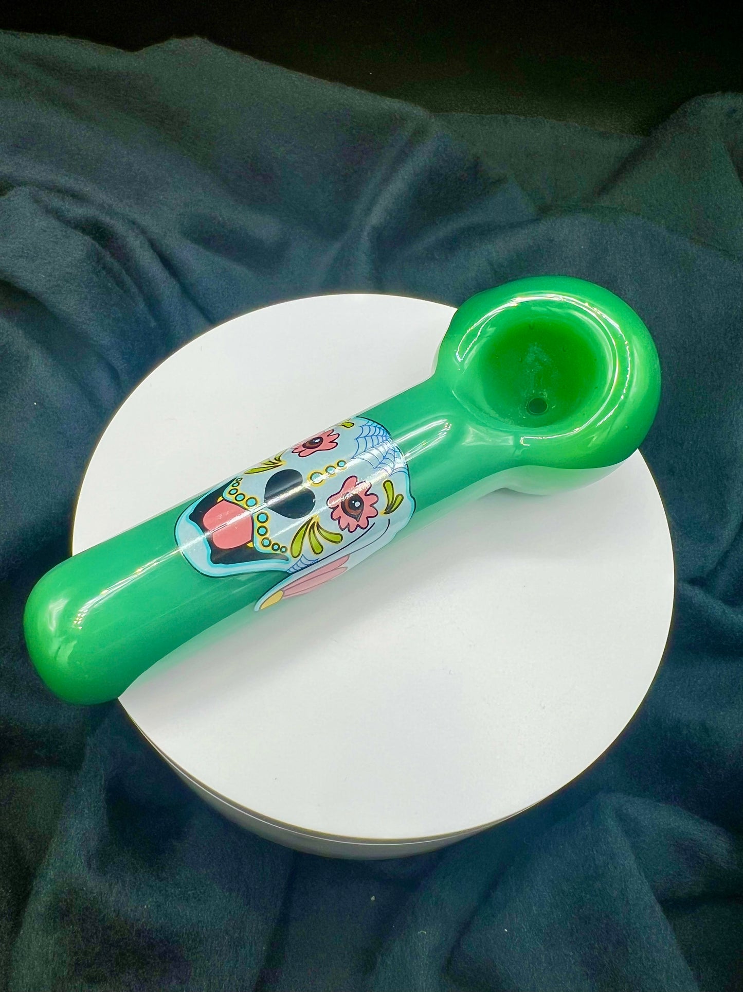 Sugar Skull Dog Spoons by Jellyfish Glass