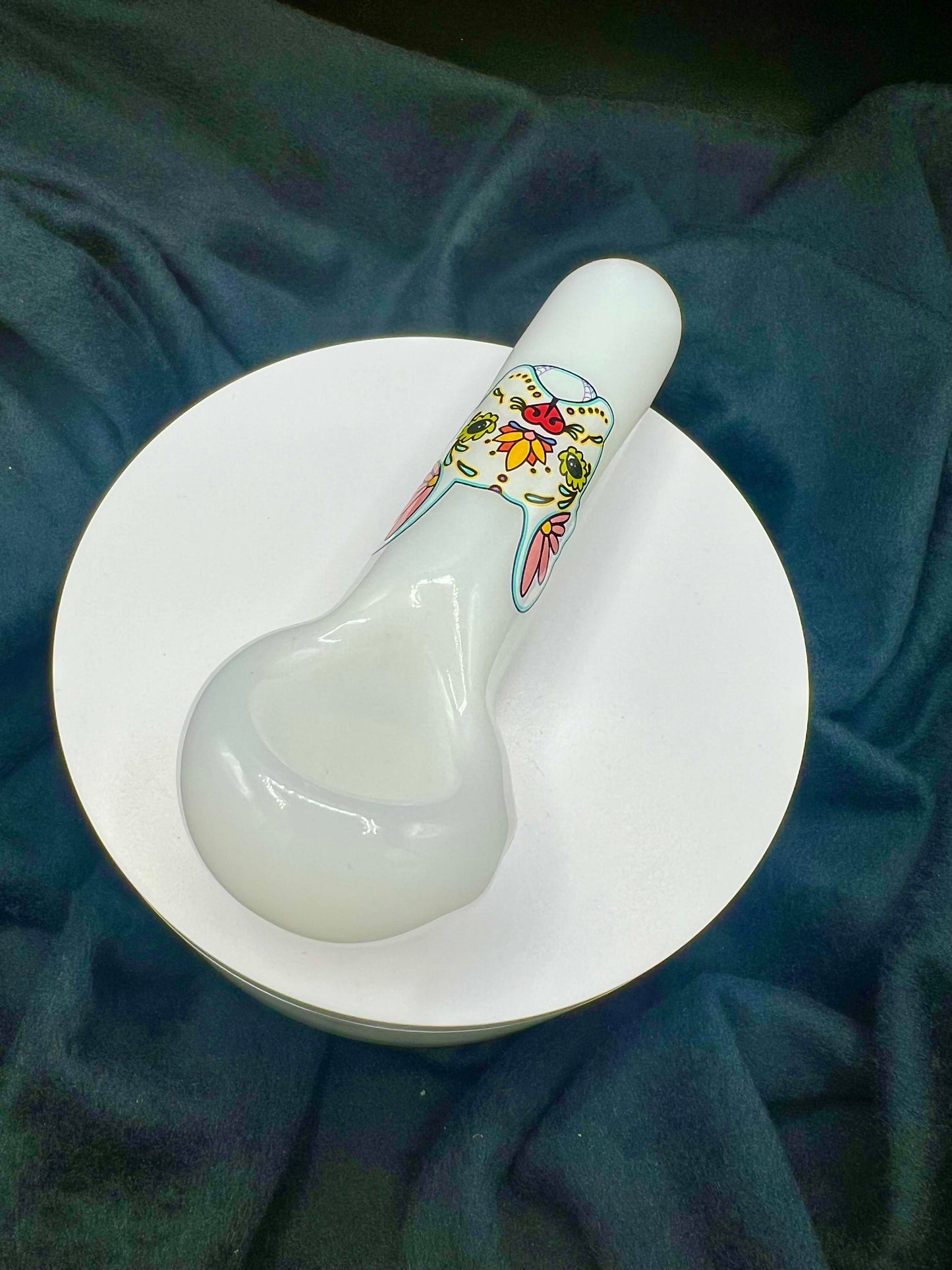 Sugar Skull Dog Spoons by Jellyfish Glass