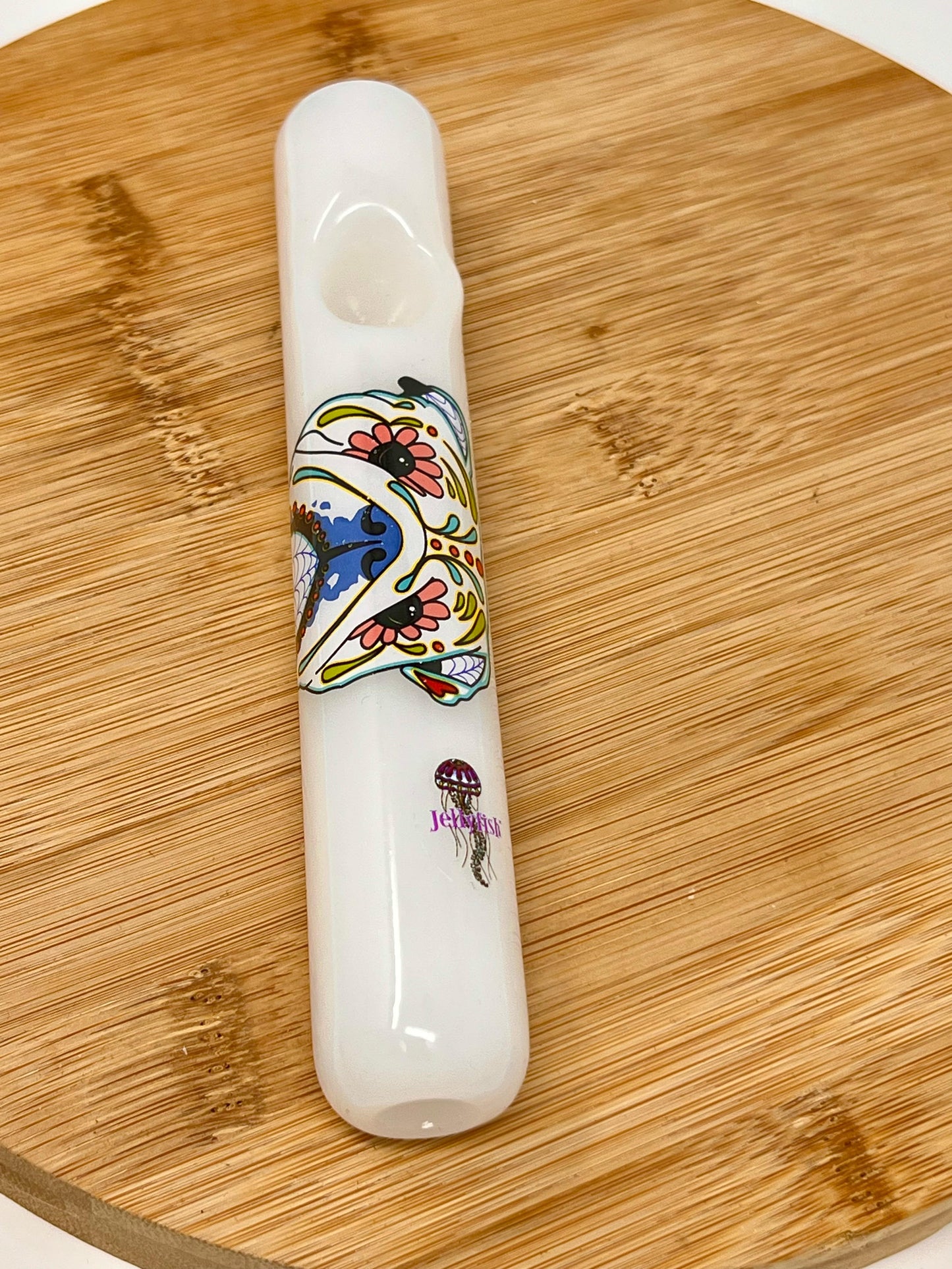 Sugar Skull Dog Steamrollers by Jellyfish Glass
