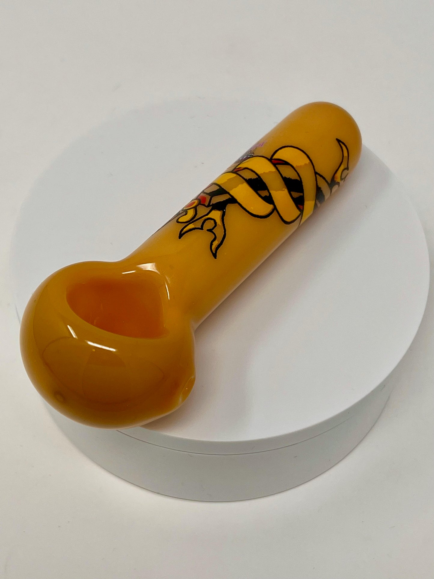 Jellyfish Glass Tattoo Spoons