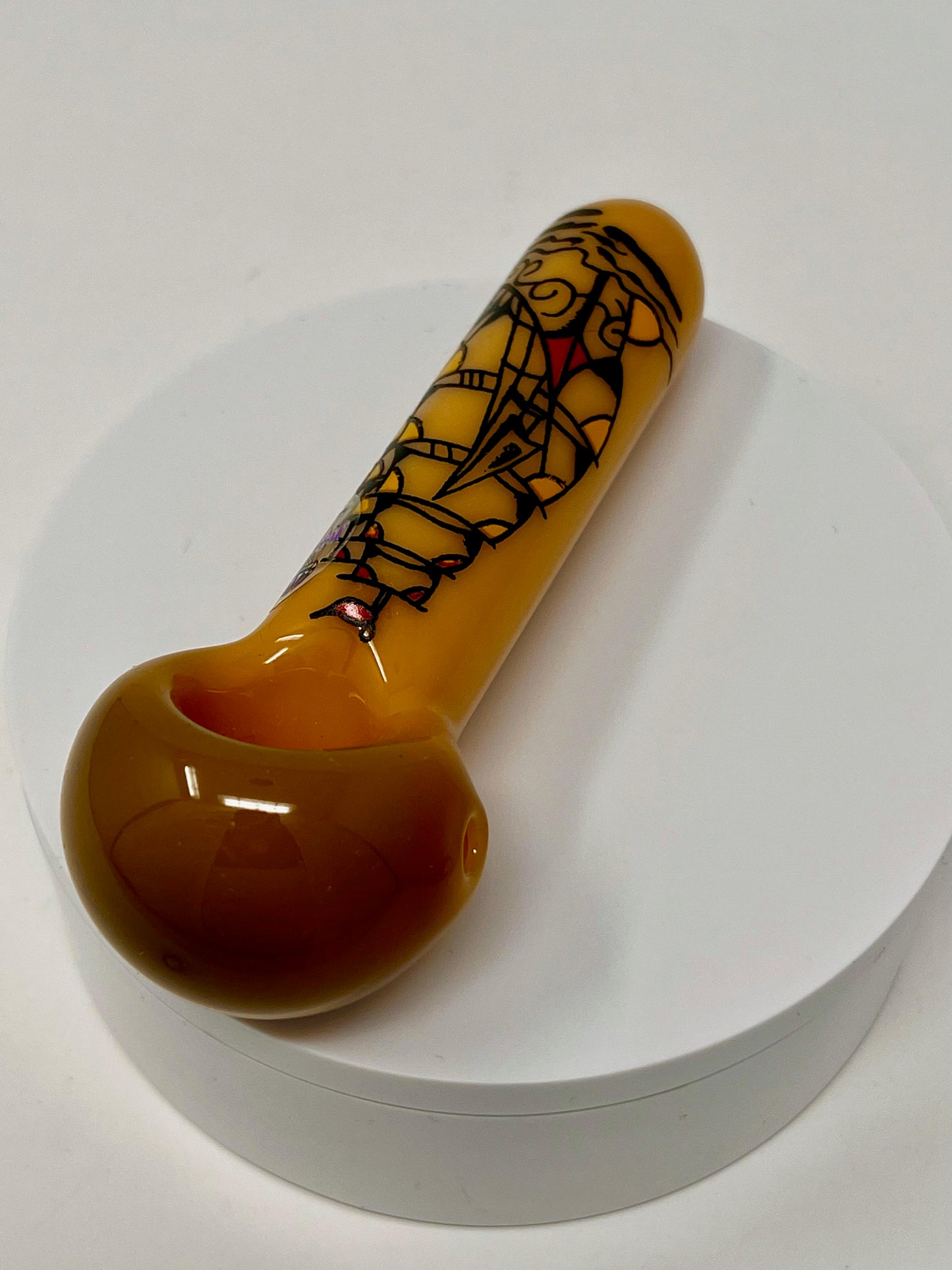 Jellyfish Glass Tattoo Spoons