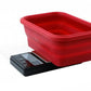 Truweigh Crimson Collapsible Bowl Scale 1000g x 0.1 g