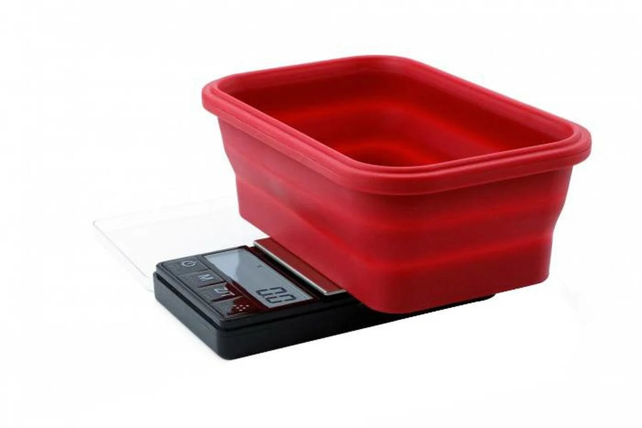 Truweigh Crimson Collapsible Bowl Scale 1000g x 0.1 g