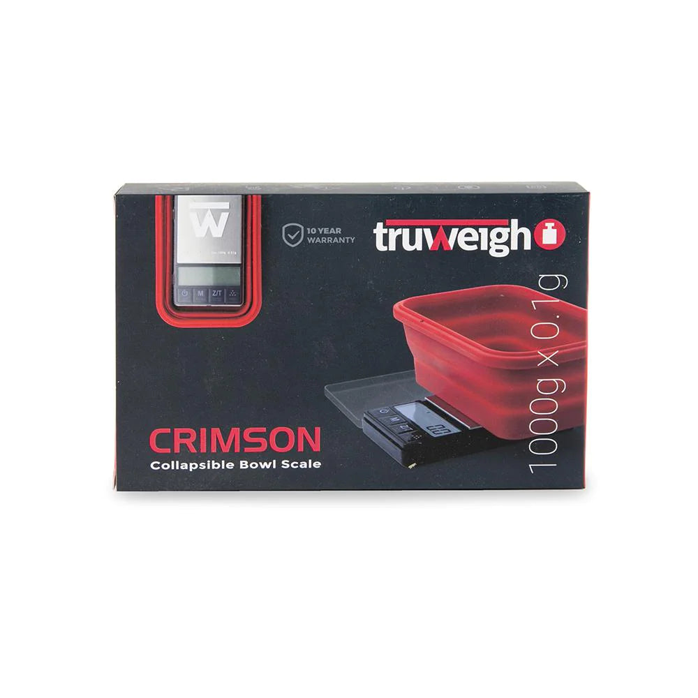 Truweigh Crimson Collapsible Bowl Scale 1000g x 0.1 g