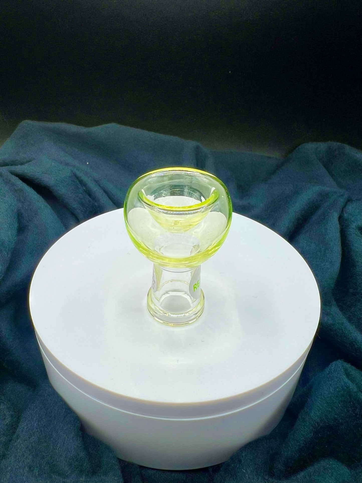 UV Reactive Flower Slide by Jellyfish Glass