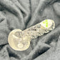 UV Reactive Ribbed Spoon by Jellyfish Glass