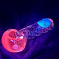 UV Reactive Ribbed Spoon by Jellyfish Glass