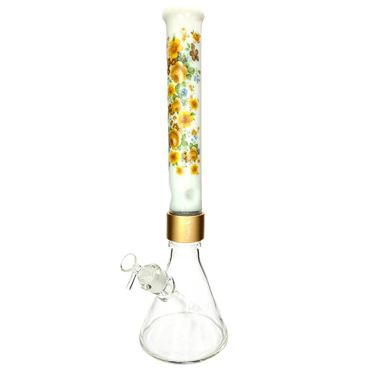 Prism Water Pipes Vintage Floral Beaker Single Stack