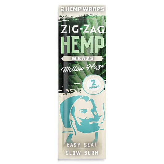 Zig Zag Hemp Wraps - 2 pk - Mellow Haze