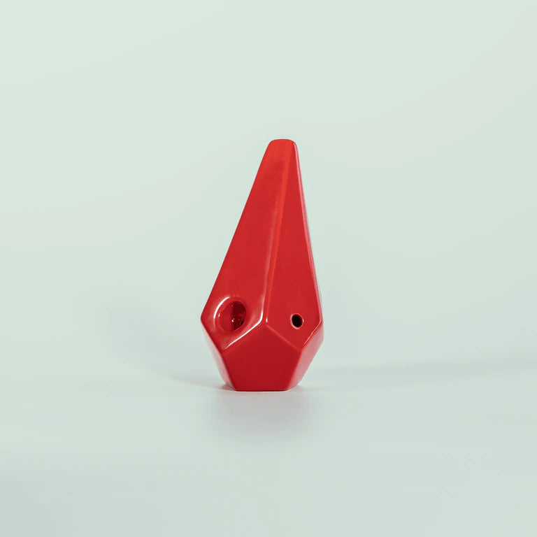 BRNT Prism Red Ceramic Hand Pipe