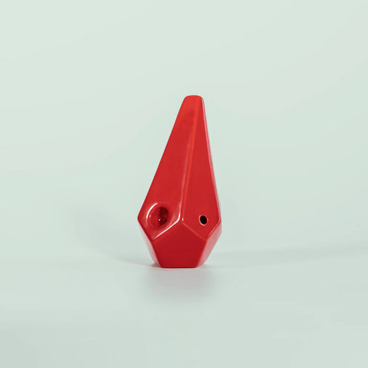 BRNT Prism Red Ceramic Hand Pipe