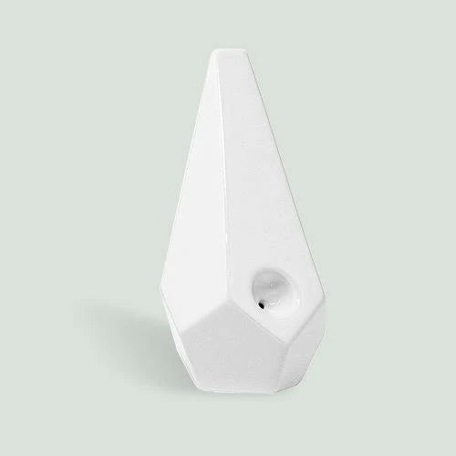 BRNT Prism White Ceramic Hand Pipe