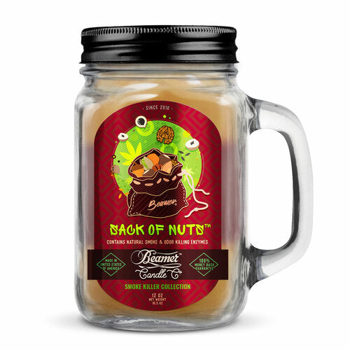 Beamer 12 oz Mason Jar Candle - Sack of Nuts