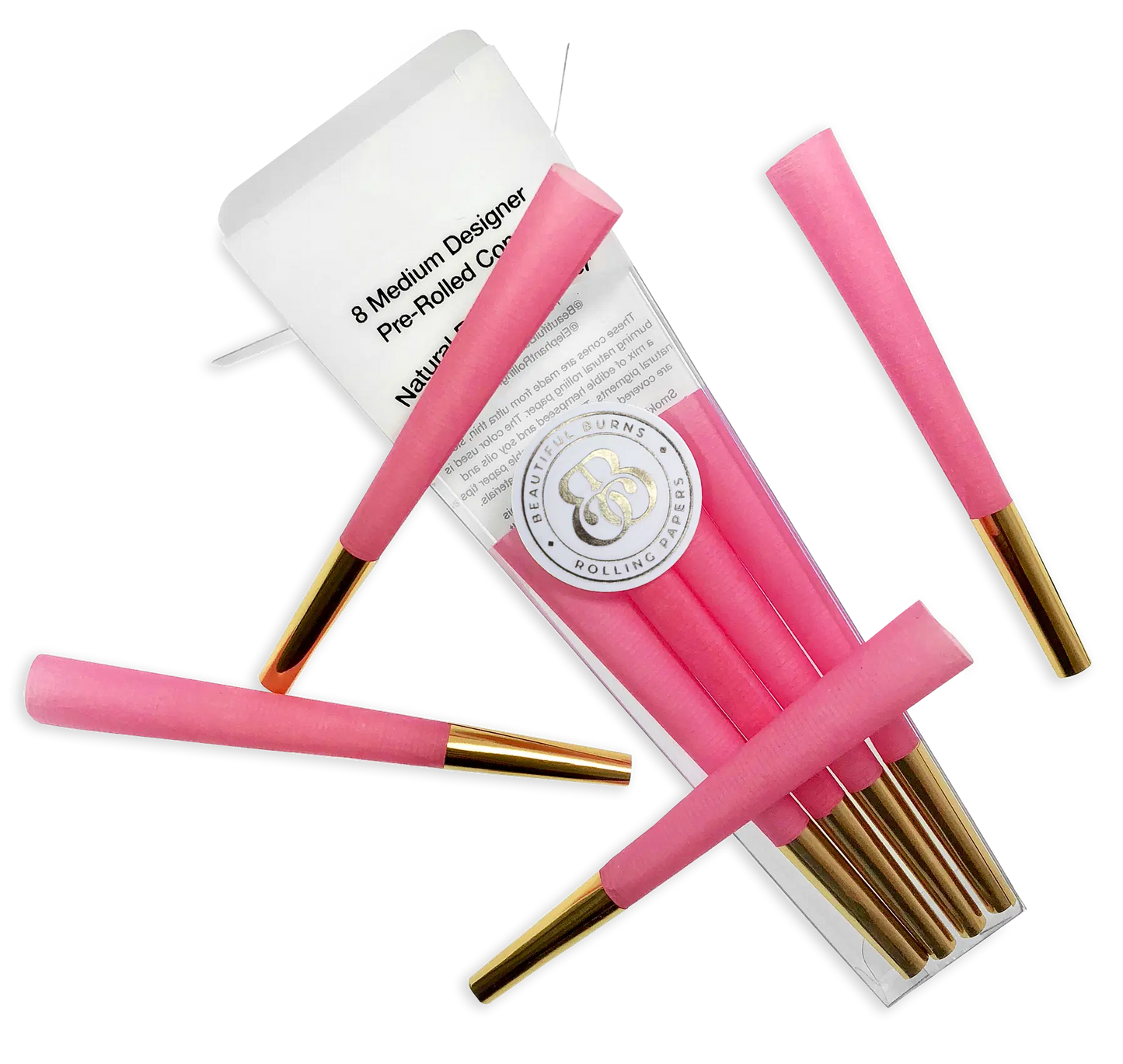 Beautiful Burns Cones - Power Pink