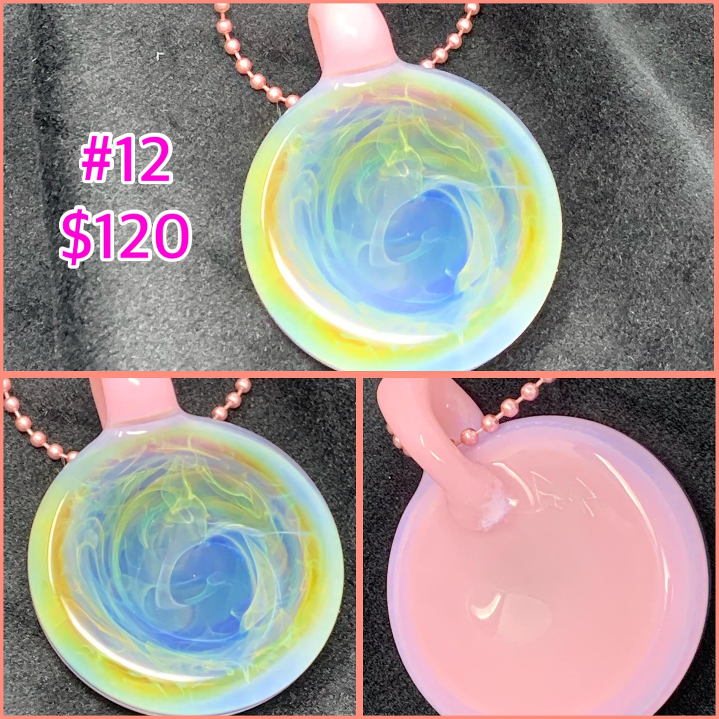 Beer Glass Chaos Pendant #12