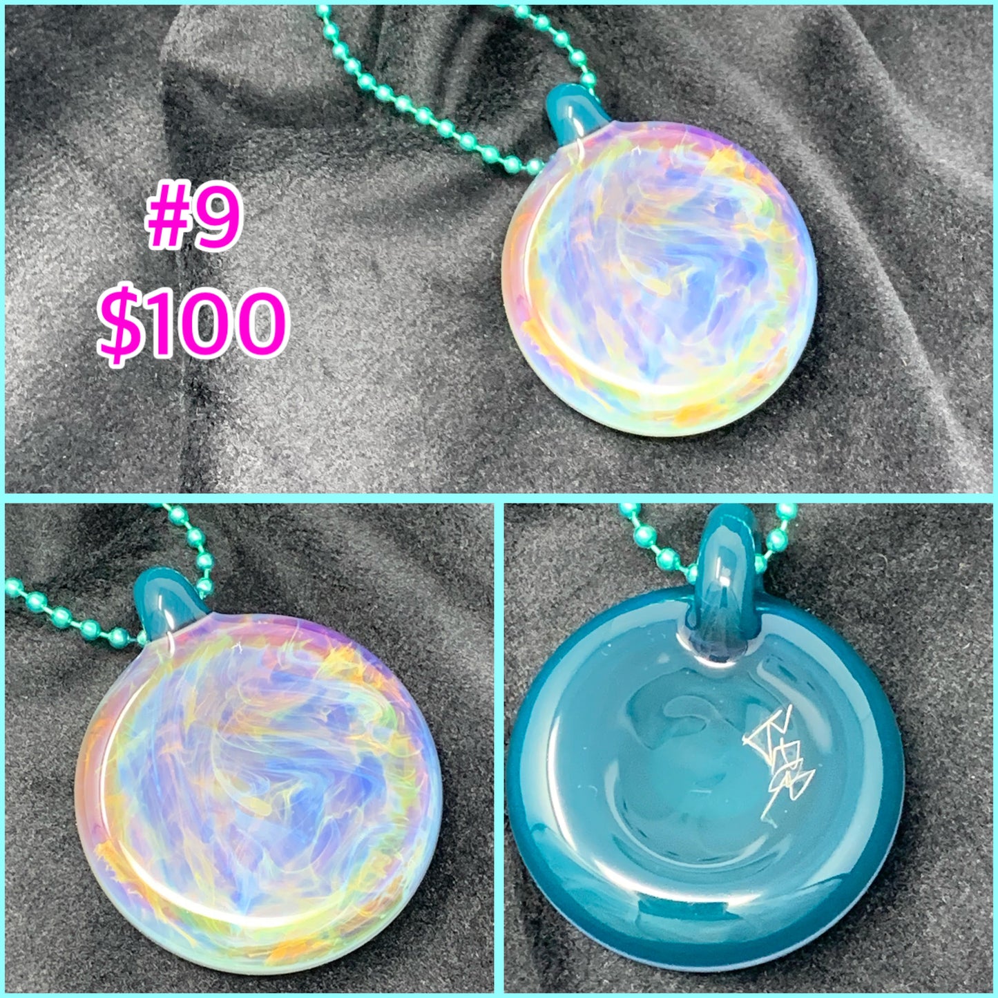Beer Glass Chaos Pendant #9